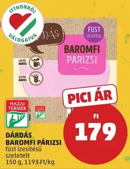 PENNY Dárdás baromfi párizsi ajánlat