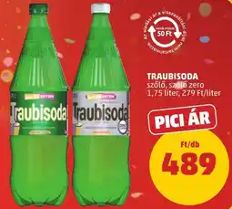 PENNY Traubisoda szőlő, szőlő zero ajánlat
