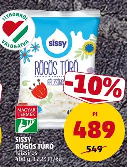 PENNY Sissy rögös túró ajánlat