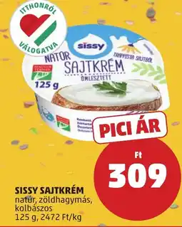 PENNY Sissy sajtkrém ajánlat