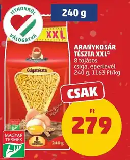PENNY Aranykosár tészta xxl ajánlat
