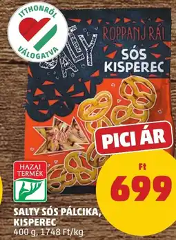 PENNY Salty sós pálci ka, kisperec ajánlat