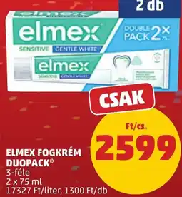 PENNY elmex fogkrém duopack ajánlat