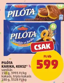 PENNY Pilóta karika, keksz* ajánlat