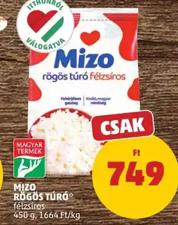 PENNY Mizo rögös túró félzsíros ajánlat