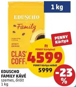 PENNY Eduscho family kávé ajánlat