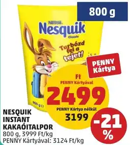 PENNY Nesquik instant kakaóitalpor ajánlat