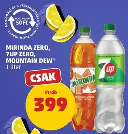 PENNY Mirinda Zero, 7up Zero, Mountain Dew ajánlat