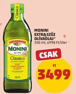 PENNY Monini extra szűz olívaolaj ajánlat