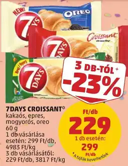 PENNY 7days croissant ajánlat