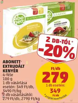 PENNY Abonett extrudált kenyer ajánlat