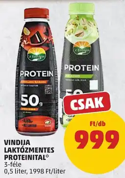 PENNY Vinduja laktózmentes proteinital ajánlat