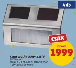 PENNY Kerti szolár lámpa szett ajánlat
