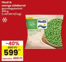 Interspar Frosta zsenge zöldborsó ajánlat