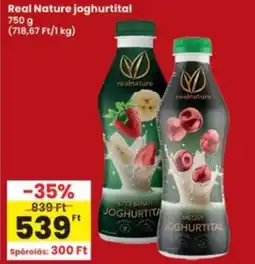 Interspar Real Nature joghurtital ajánlat