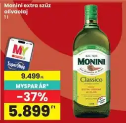 Interspar Monini extra szüz olívaolaj ajánlat