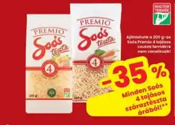 Interspar Soós tészta ajánlat