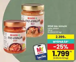 Interspar spar bio-kimchi ajánlat