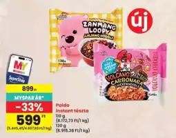 Interspar Paldo instant tészta ajánlat