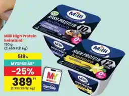 Interspar Milli high protein krémtúró ajánlat