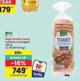 Interspar Vital toast ajánlat