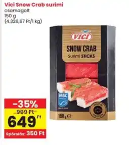Interspar Vici snow crab surimi ajánlat