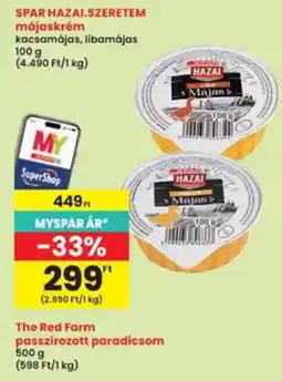 Interspar Hazai májaskrém ajánlat
