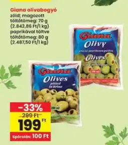 Interspar Giana olivabogyó ajánlat