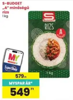 Interspar S-budget rizs ajánlat