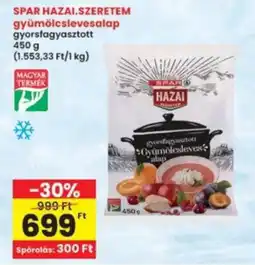 Interspar Spar hazai gyümölcslevesalap ajánlat