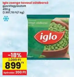 Interspar iglo zsenge zöldborsó ajánlat