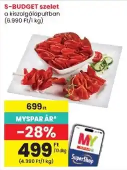Interspar S-Budget szelet ajánlat