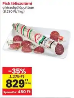 Interspar Pick téli szalámi ajánlat