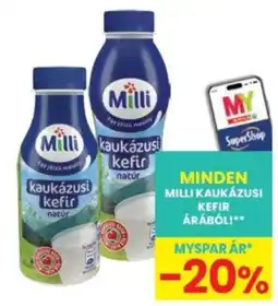 Interspar Milli kaukázusi kefir ajánlat