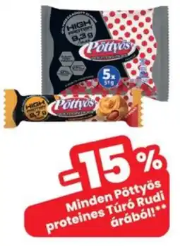 Interspar Pöttyös proteines túró rudi ajánlat