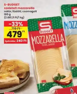 Interspar S budget mozzarella ajánlat