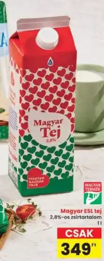 Interspar Magyar tej ajánlat