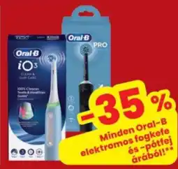 Interspar oral-b elektromos fogkefe ajánlat