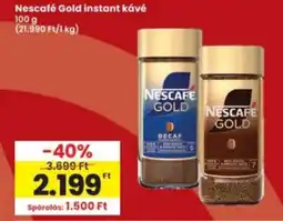 Interspar nescafe gold instant kávé ajánlat