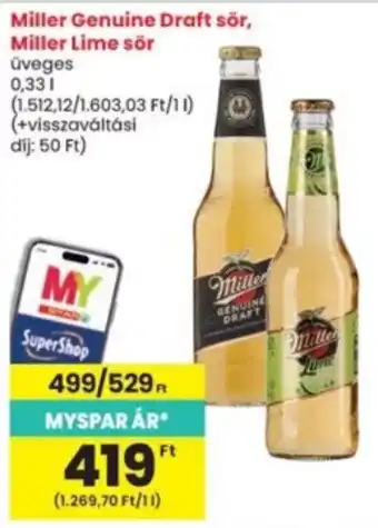 Miller genuine draft sor