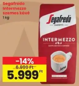 Interspar Segafredo intermezzo kávé ajánlat