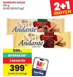 Interspar Andante ostya ajánlat