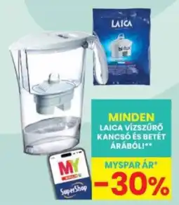 Interspar Laica vízszűrő kanccsó és betét ajánlat