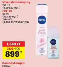 Interspar Nivea dezodorspray ajánlat
