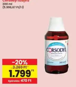 Interspar corsodyl szajvíz ajánlat