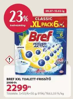 Rossmann BREF XXL TOALETT-FRISSÍTŐ ajánlat