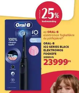 Rossmann ORAL-B IO2 SERIES BLACK ELEKTROMOS FOGKEFE ajánlat