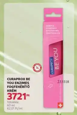 Rossmann CURAPROX BE YOU ENZIMES FOGFEHÉRÍTŐ KRÉM ajánlat
