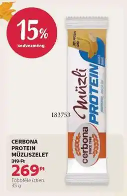 Rossmann Cerbona Protein Müzliszelet ajánlat