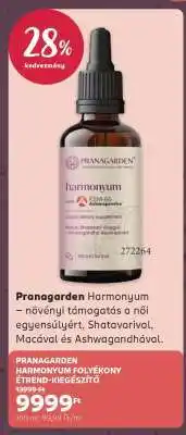 Rossmann PRANAGARDEN HARMONYUM FOLYÉKONY ÉTREND-KIEGÉSZÍTŐ ajánlat
